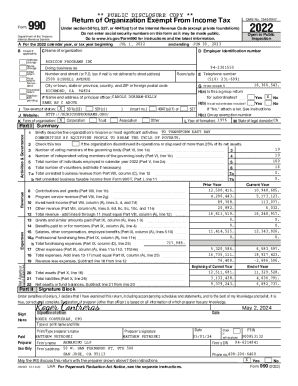 IRS Form 990 2022