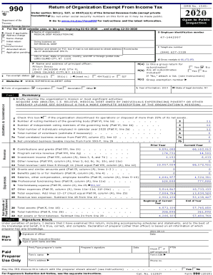 IRS Form 990 2020