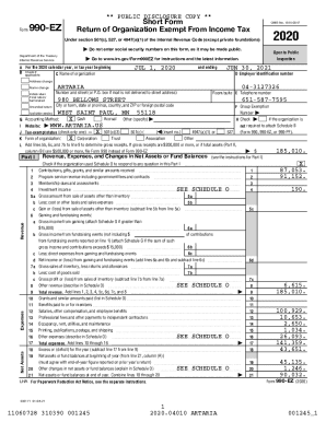Form 990-EZ 2020