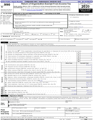IRS Form 990 2020