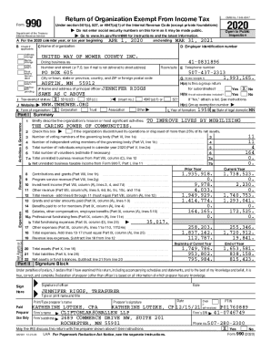 Form 990 2020