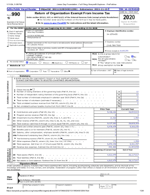 IRS Form 990 2020