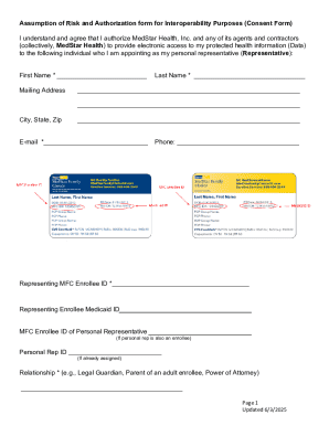 MedStar Health Authorization Form