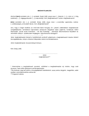 Power of Attorney for Bank Complaints