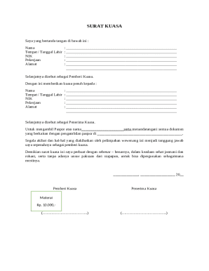 Power of Attorney for Passport Application