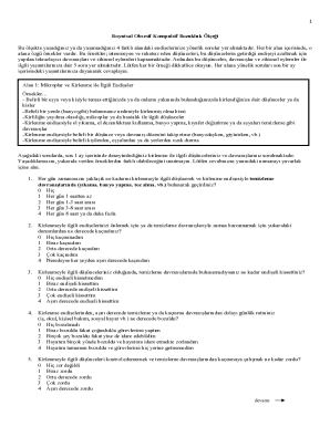 Boyutsal Obsesif Kompulsif Bozukluk Ölçeği