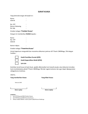 Power of Attorney for Bank Documents