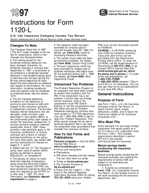 Form 1120-L Instructions