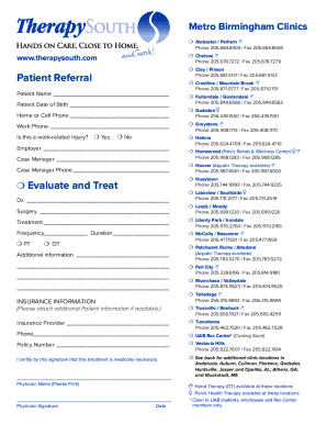 Patient Referral Form