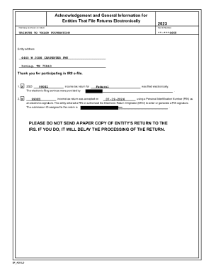 IRS Form 990-EZ 2023