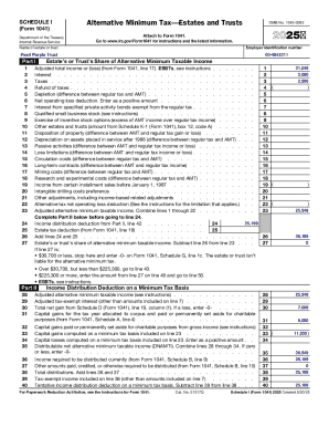 US Federal Form 1041 2025
