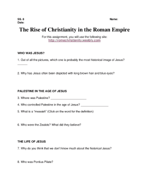The Rise of Christianity in the Roman Empire Assignment