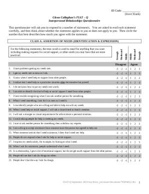 Glenn Callaghan’s FIAT – Q Questionnaire