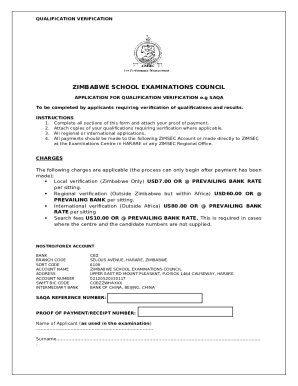 Zimbabwe Qualification Verification Application