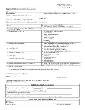 School Absence Request Form