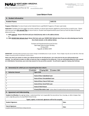 Loan Return Form