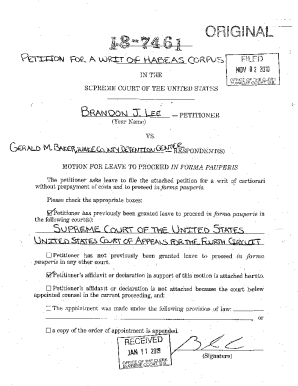 Motion for Leave to Proceed in Forma Pauperis