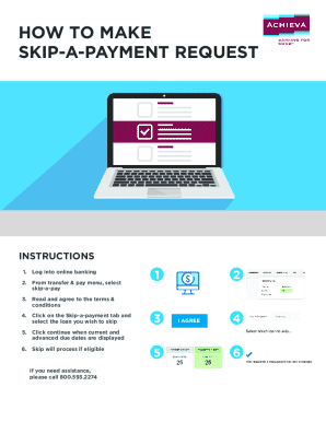 Achieva Skip-A-Payment Request Form