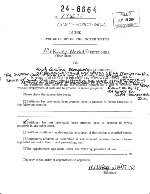 Motion for Leave to Proceed in Forma Pauperis