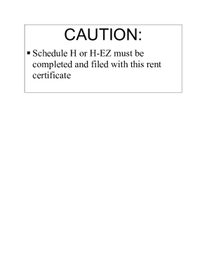 Wisconsin Rent Certificate 2025
