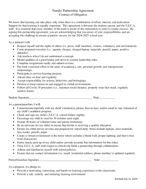 Family Partnership Agreement