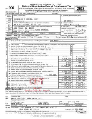 IRS Form 990 2022