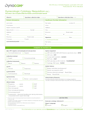 Gynecologic Cytology Requisition Form