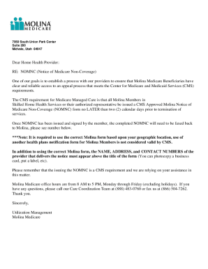 Notice of Medicare Non-Coverage