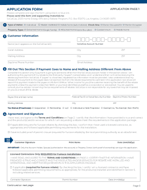 2025 Home Energy Efficiency Rebate Program Application
