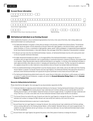 Kansas ABLE Authorized Individual Change of Signatory Form