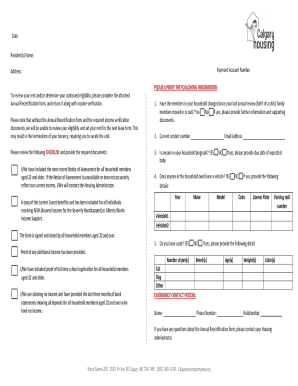 Annual Recertification Form