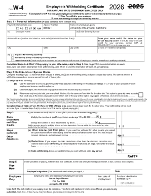 Employee’s Withholding Certificate 2025