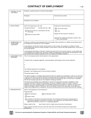 Employment Contract for Coaches