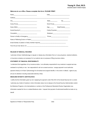 Patient Intake Form