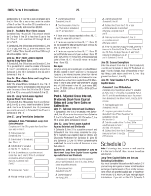 2025 Form 1 Instructions
