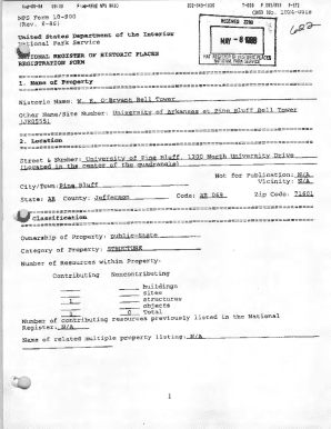 National Register of Historic Places Registration Form