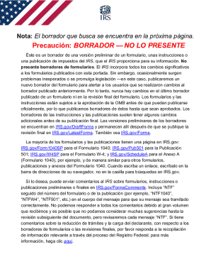 Form 4547 Draft Instructions