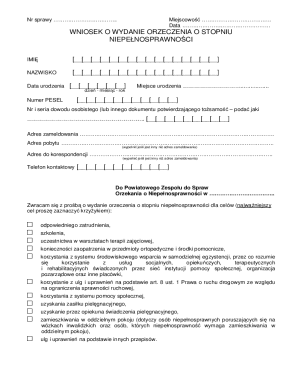 Poland Disability Assessment Application