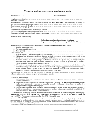 Application for Disability Determination