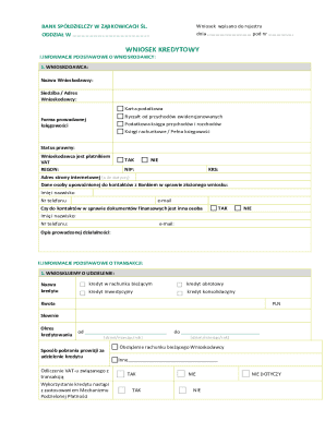 Bank Loan Application Form