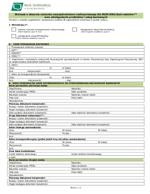Bank Account Application Form