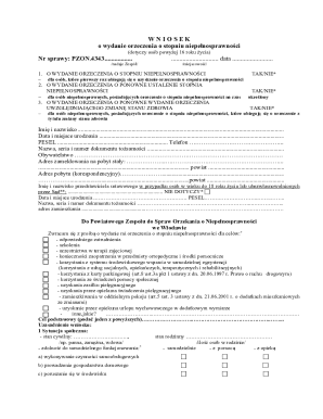 Polish Disability Assessment Form