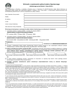 Mortgage Payment Suspension Application