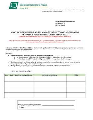 Mortgage Payment Suspension Application