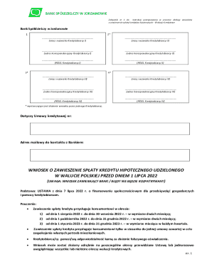 Mortgage Payment Suspension Request