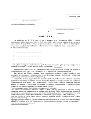 Social Assistance Income Certificate Request