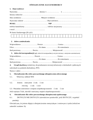 Contractor Declaration Form