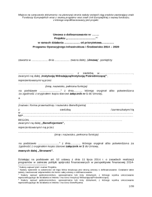 European Funds Grant Agreement