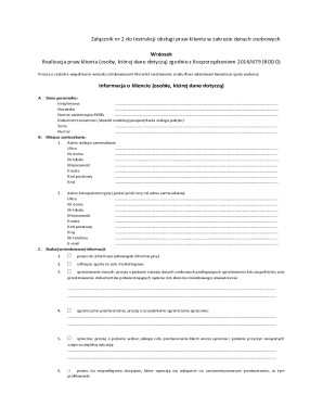 GDPR Data Subject Rights Request Form