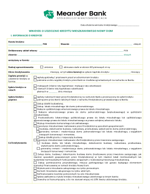 Mortgage Loan Application Form
